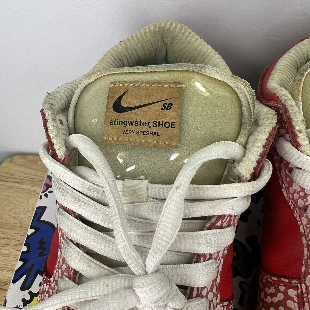 Nike SB Dunk Low Stingwater Magic Mushroom Men’s Size 8 DH7650-600 OG Retro Red - Picture 8 of 16